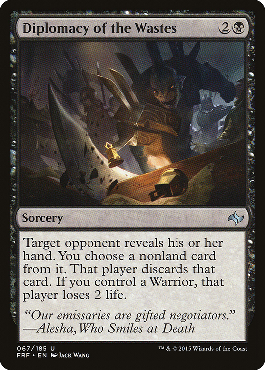 Diplomacy of the Wastes (FRF-067) - Fate Reforged