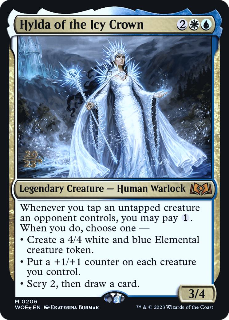 Hylda of the Icy Crown (PWOE-206S) - Wilds of Eldraine Promos Foil