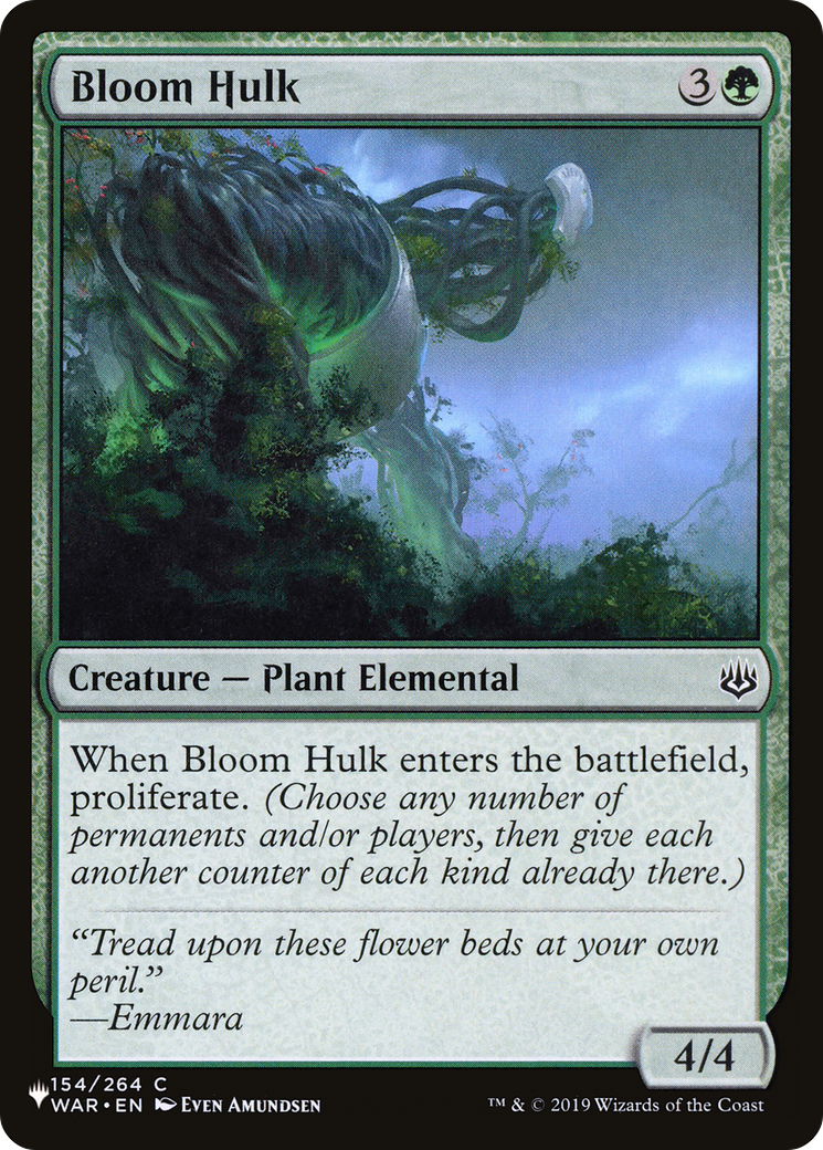 Bloom Hulk (LIST-WAR-154) - The List