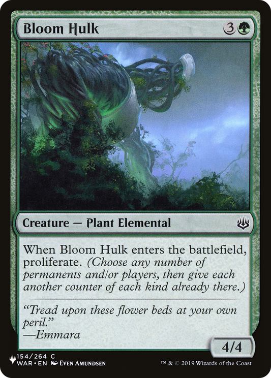 Bloom Hulk (LIST-WAR-154) - The List