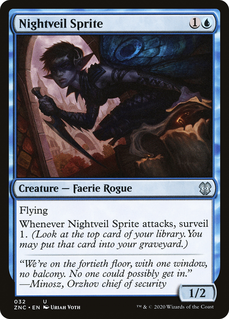 Nightveil Sprite (ZNC-032) - Zendikar Rising Commander