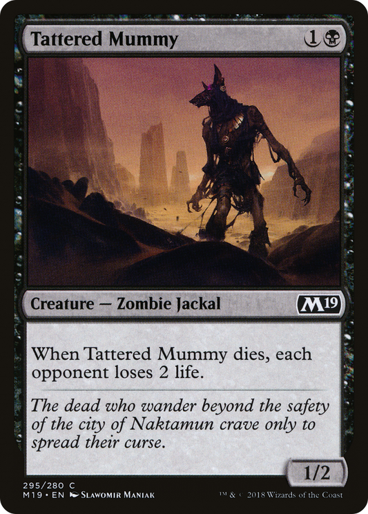 Tattered Mummy (M19-295) - Core Set 2019