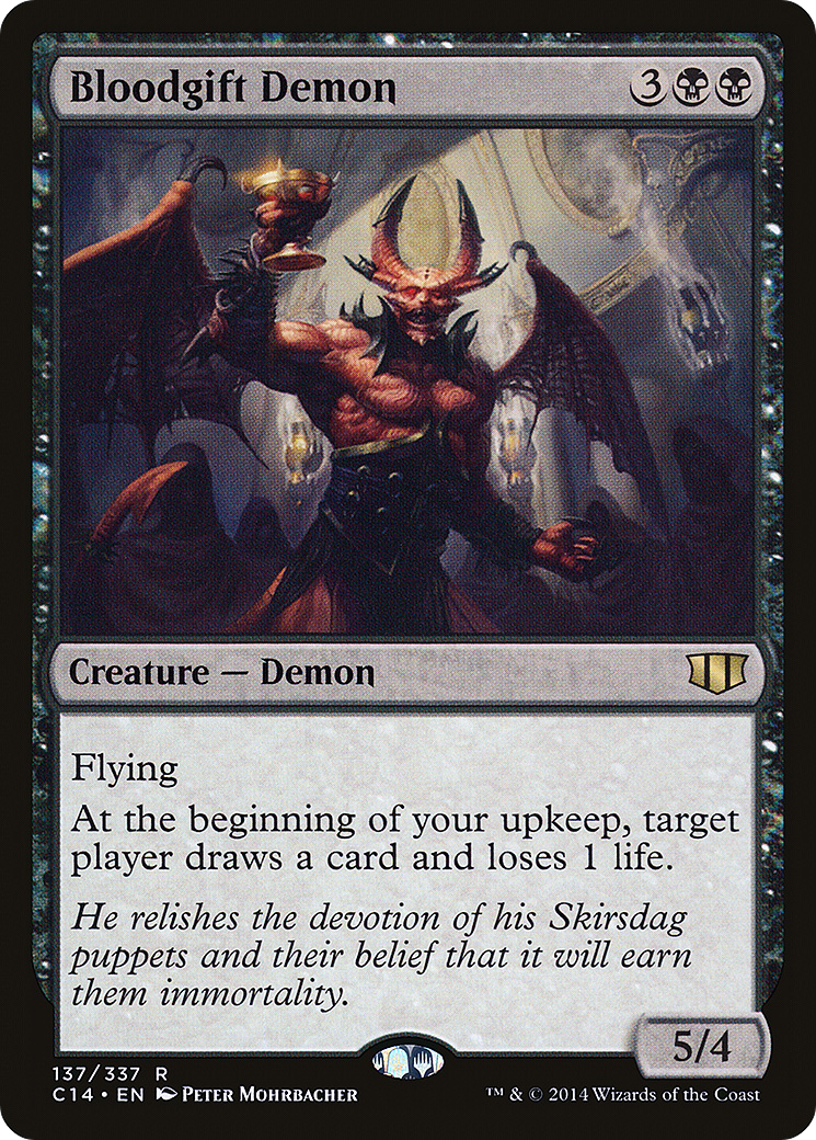 Bloodgift Demon (C14-137) - Commander 2014