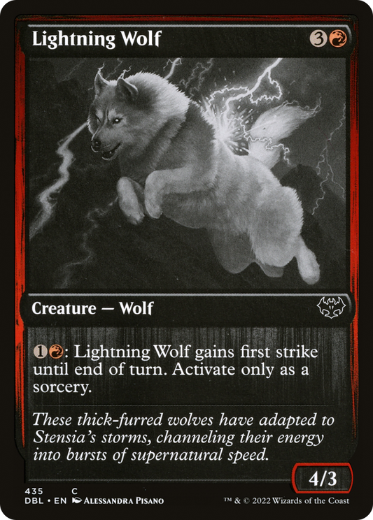 Lightning Wolf (DBL-435) - Innistrad: Double Feature Foil