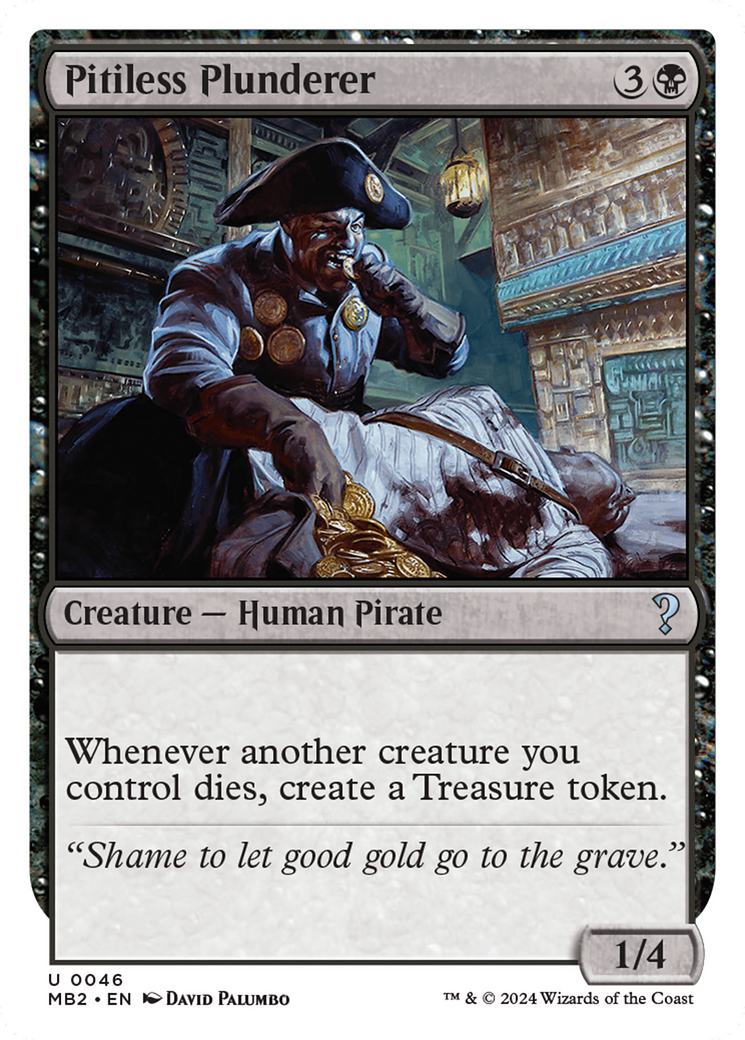 Pitiless Plunderer (MB2-046) - Mystery Booster 2