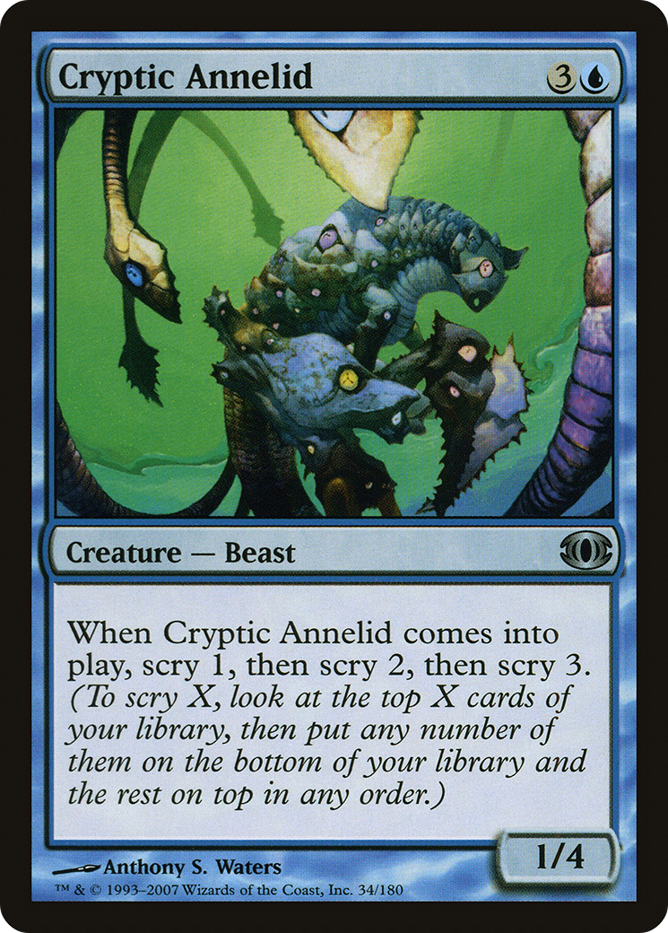 Cryptic Annelid (FUT-034) - Future Sight Foil