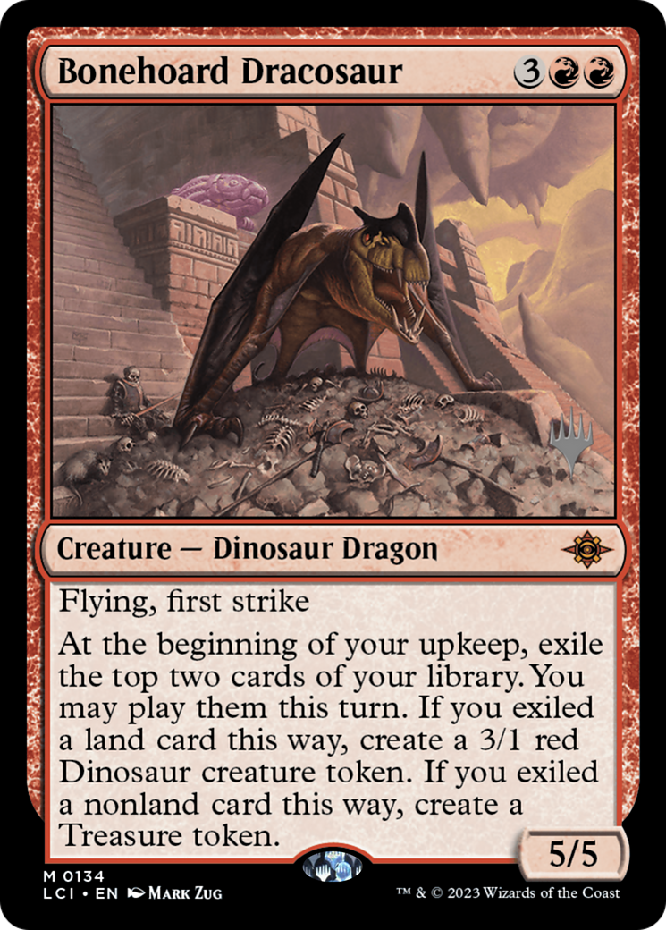 Bonehoard Dracosaur (PLCI-134P) - The Lost Caverns of Ixalan Promos