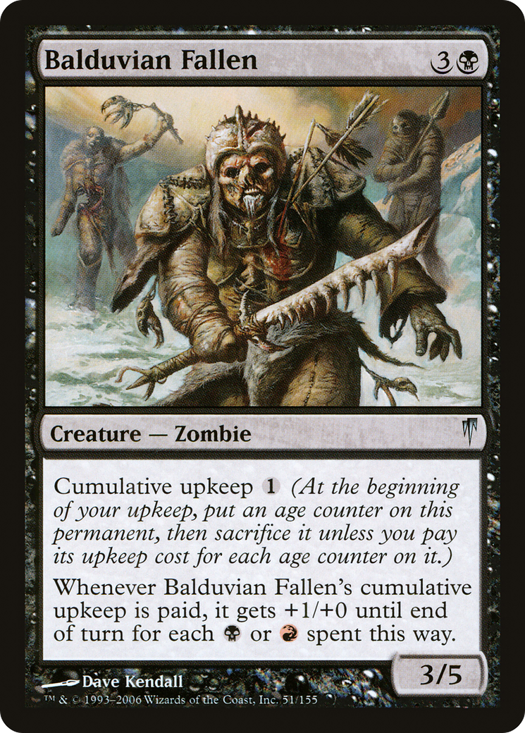 Balduvian Fallen (CSP-051) - Coldsnap Foil