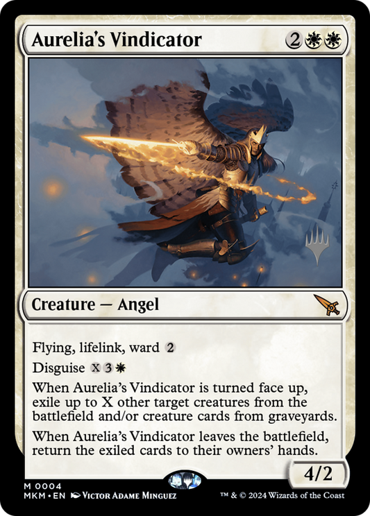 Aurelia's Vindicator (PPMKM-004) - Murders at Karlov Manor Promos (Promo Pack)