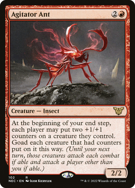 Agitator Ant (NEC-102) - Neon Dynasty Commander