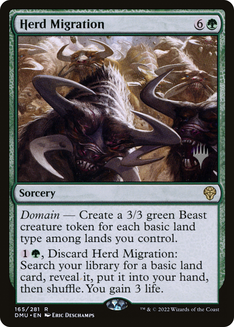 Herd Migration (PDMU-165P) - Dominaria United Promos