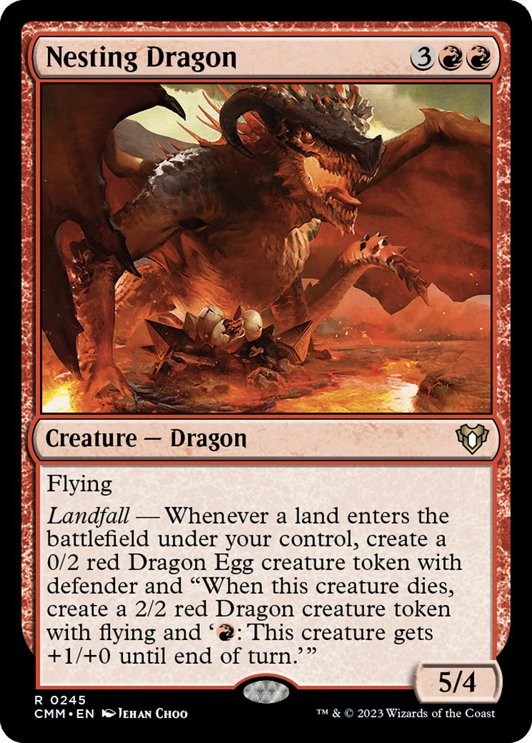 Nesting Dragon (CMM-245) - Commander Masters Foil