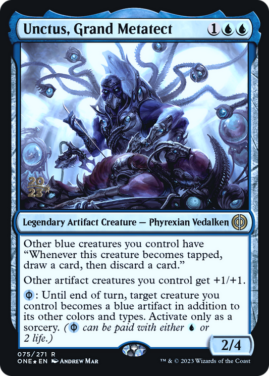 Unctus, Grand Metatect (PONE-75S) - Phyrexia: All Will Be One Promos Foil