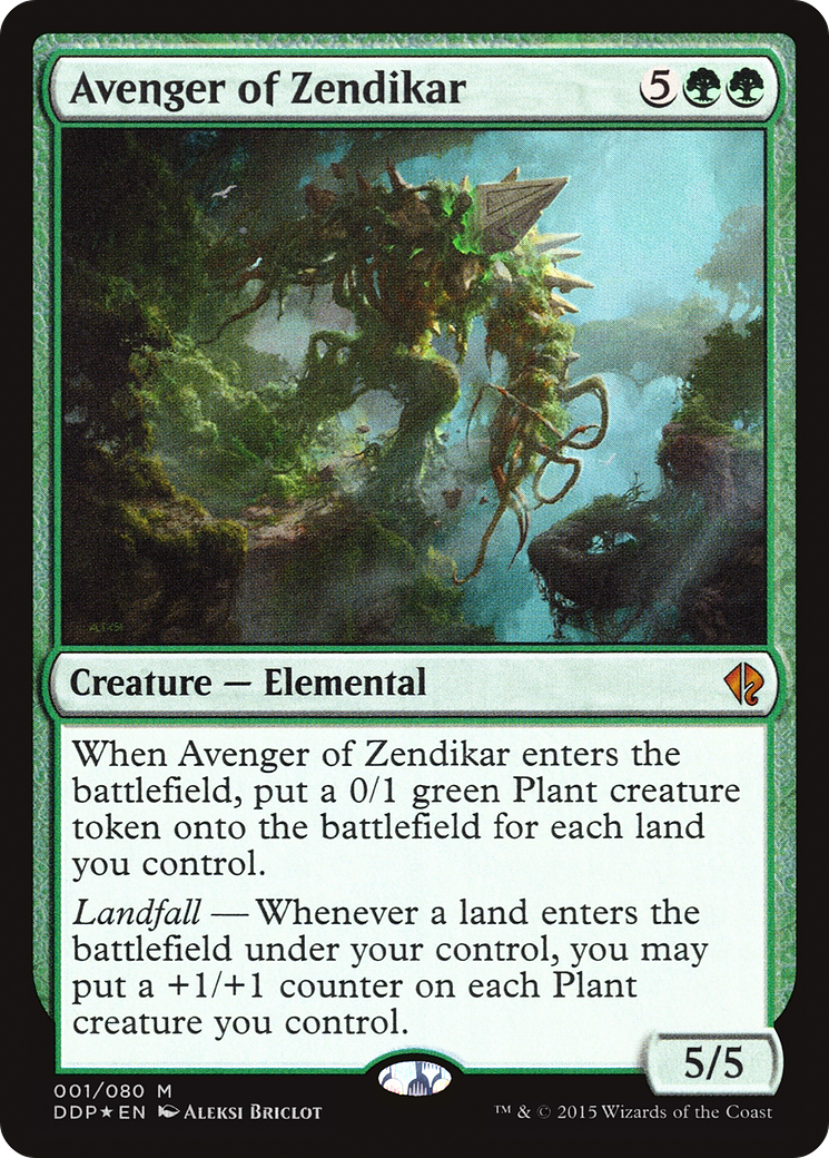Avenger of Zendikar  (DDP-001) - Duel Decks: Zendikar vs. Eldrazi Foil