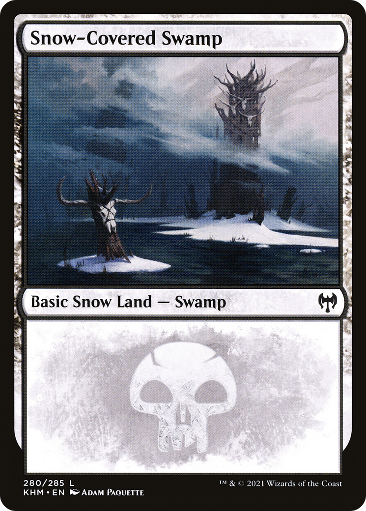 Snow-Covered Swamp (KHM-280) - Kaldheim: (snow)