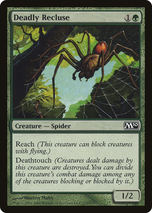 Deadly Recluse (M10-175) - Magic 2010 Foil