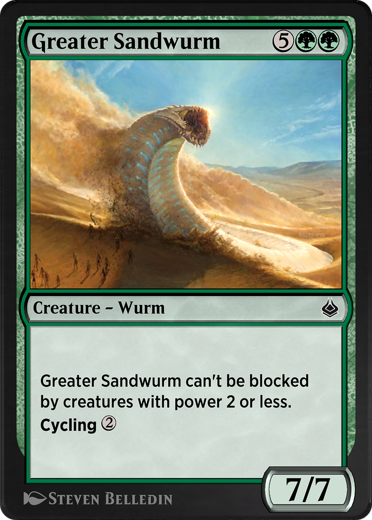 Greater Sandwurm (AKR-192) - Amonkhet Remastered