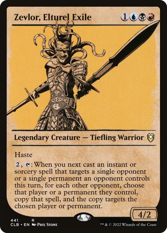 Zevlor, Elturel Exile (CLB-441) - Commander Legends: Battle for Baldur's Gate: (Showcase) Foil