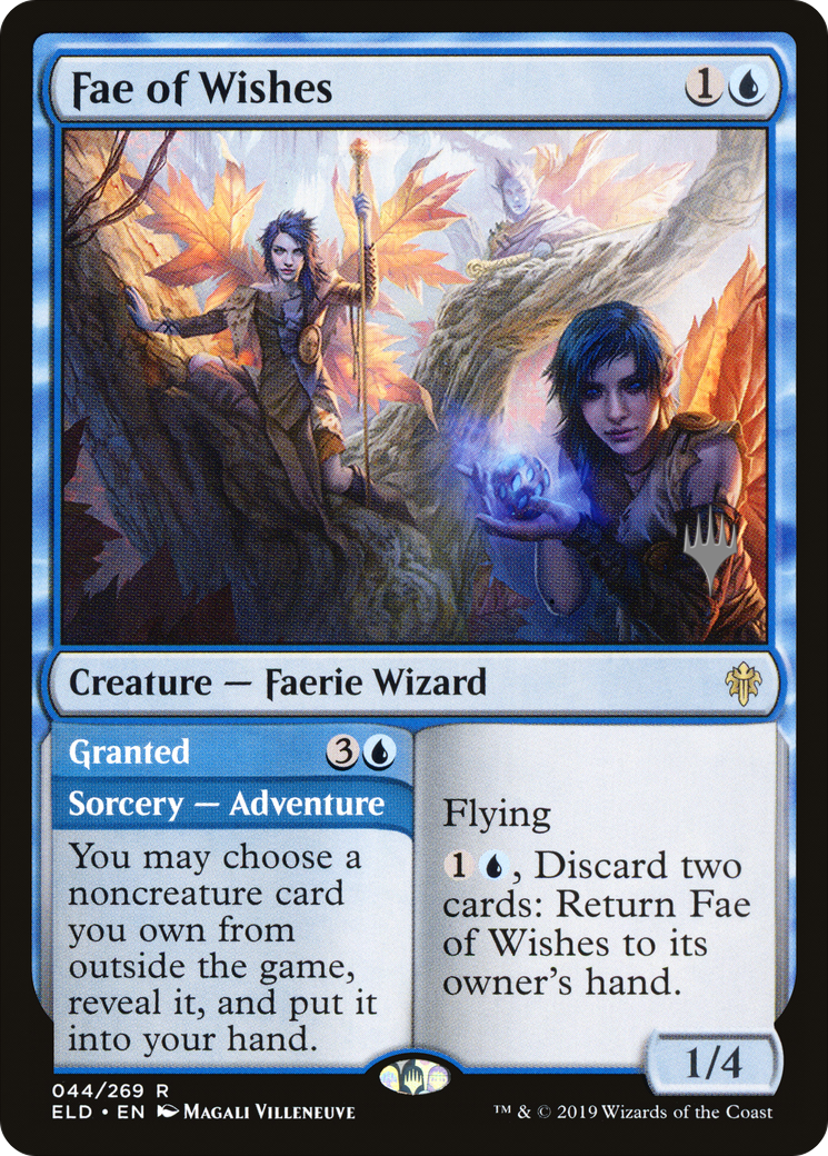 Fae of Wishes // Granted (PELD-44P) - Throne of Eldraine Promos