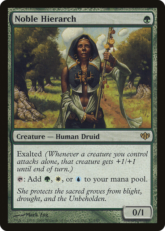 Noble Hierarch (CON-087) - Conflux Foil