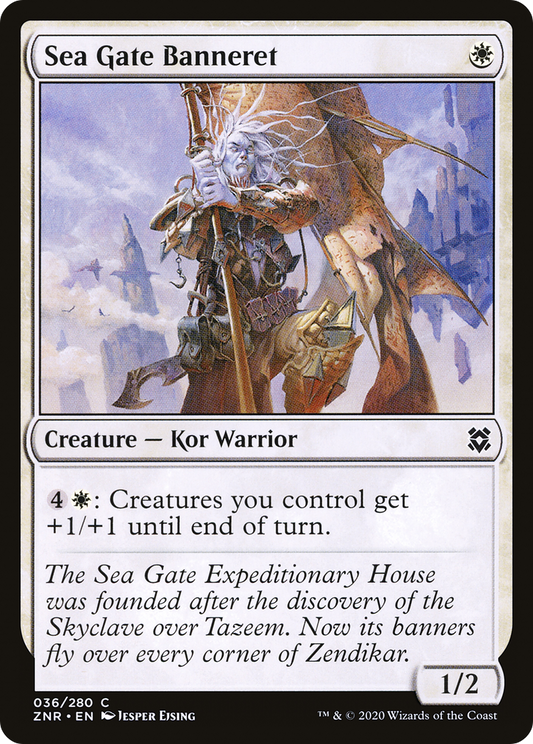 Sea Gate Banneret (ZNR-036) - Zendikar Rising