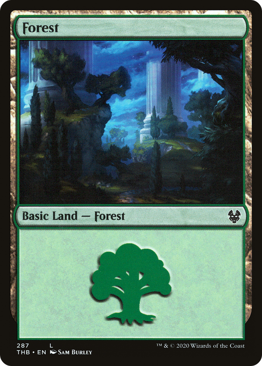 Forest (THB-287) - Theros Beyond Death Foil