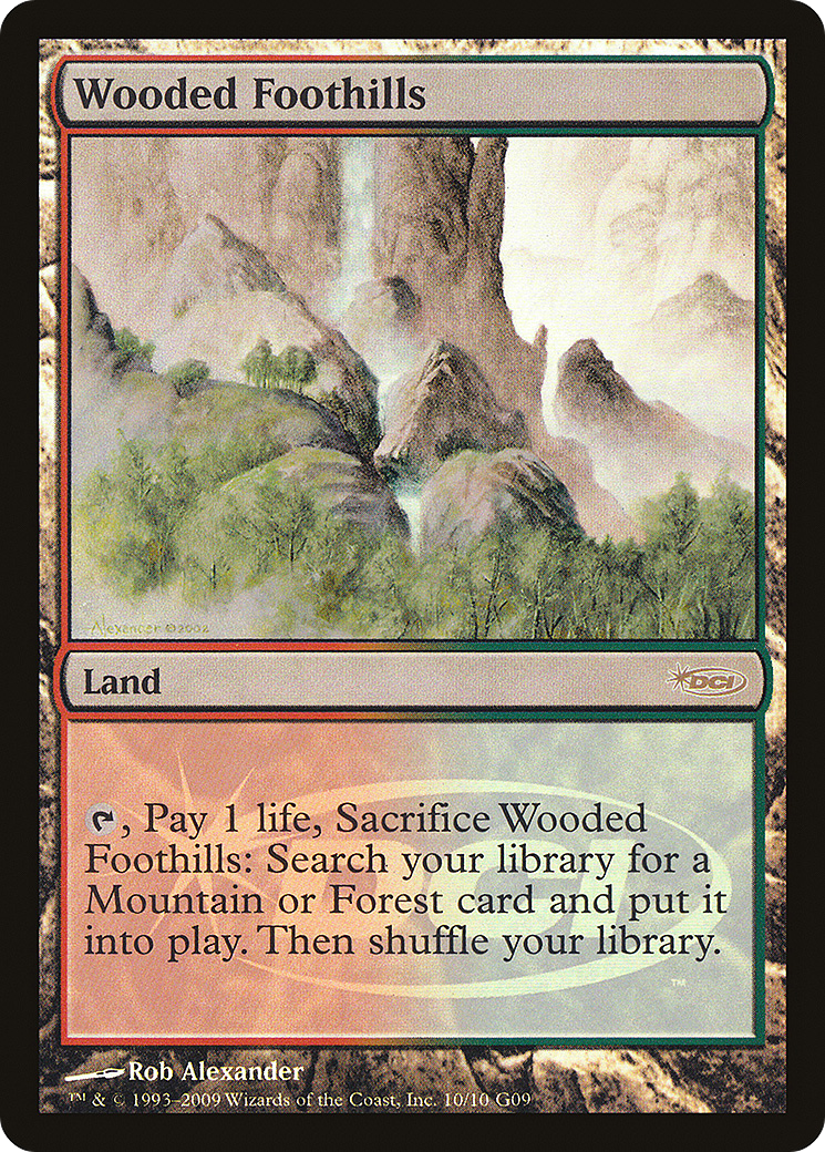 Wooded Foothills (G09-010) - Judge Gift Cards 2009 Foil