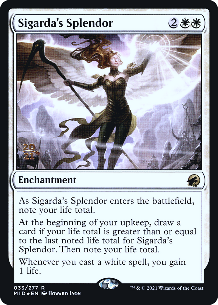 Sigarda's Splendor (PRE-33S) - Innistrad: Midnight Hunt Promos Foil