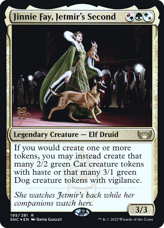 Jinnie Fay, Jetmir's Second (PRE-195) - Streets of New Capenna Promos Foil