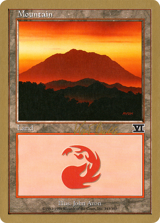 Mountain (WC99-KB343) - World Championship Decks 1999