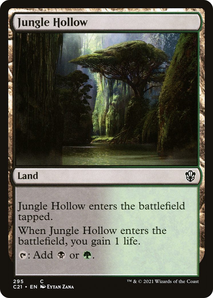 Jungle Hollow (C21-295) - Commander 2021