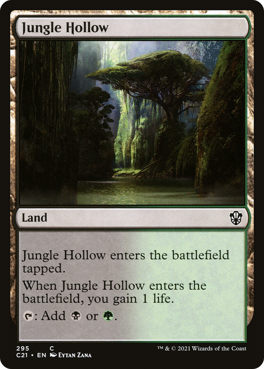 Jungle Hollow (C21-295) - Commander 2021