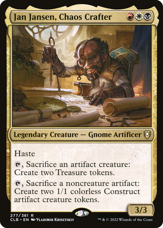 Jan Jansen, Chaos Crafter (CLB-277) - Commander Legends: Battle for Baldur's Gate