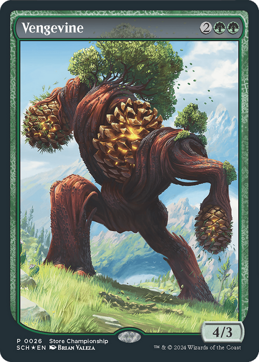 Vengevine (SCH-026) - Store Championships: (Full Art) Foil