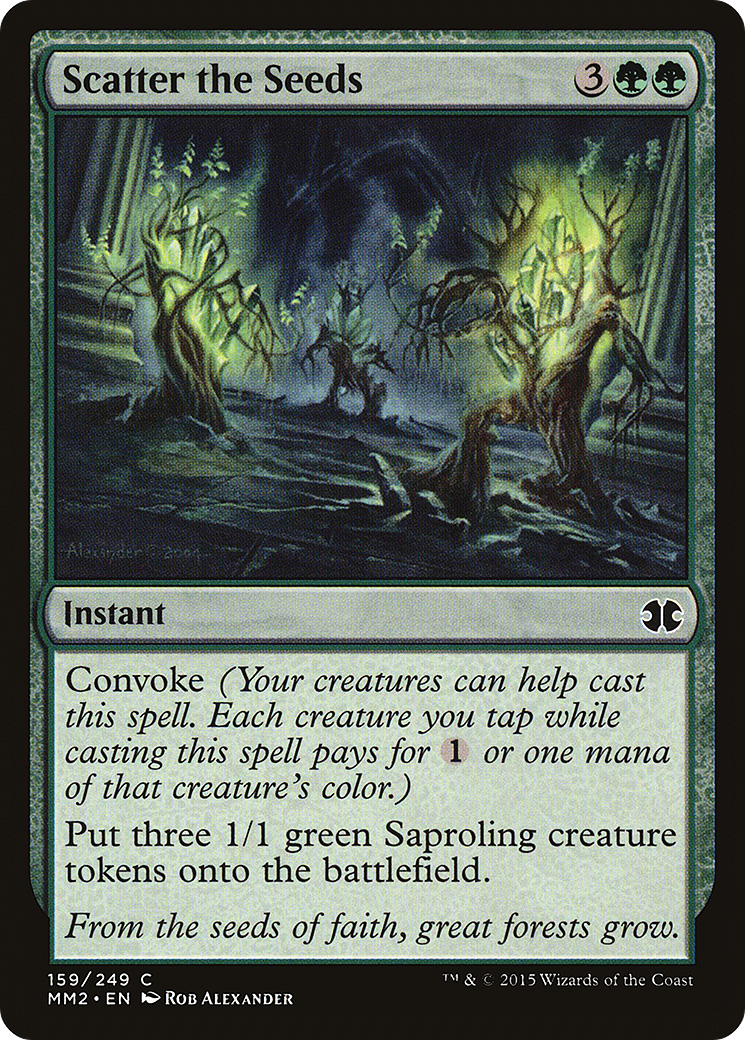 Scatter the Seeds  (MM2-159) - Modern Masters 2015 Foil