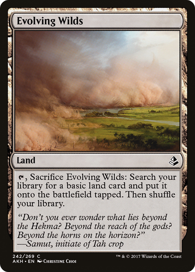 Evolving Wilds (AKH-242) - Amonkhet