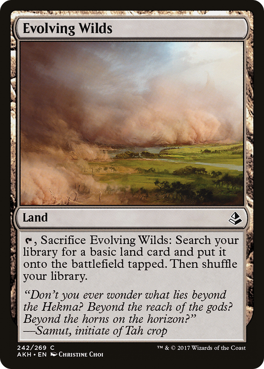 Evolving Wilds (AKH-242) - Amonkhet Foil