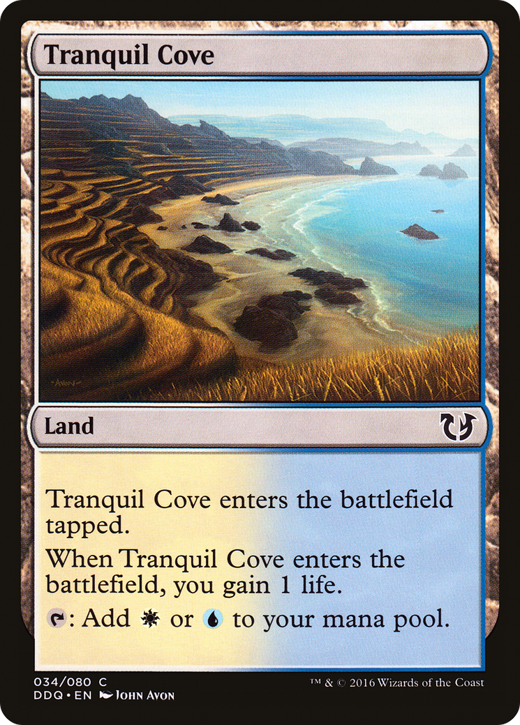 Tranquil Cove (DDQ-034) - Duel Decks: Blessed vs. Cursed