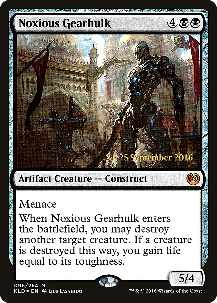Noxious Gearhulk (PRE-96S) - Kaladesh Promos (Prerelease) Foil