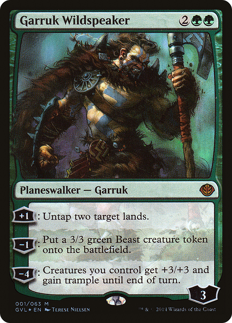 Garruk Wildspeaker (GVL-001) - Duel Decks Anthology: Garruk vs. Liliana Foil