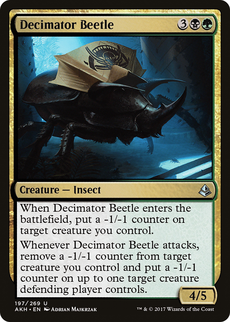 Decimator Beetle (AKH-197) - Amonkhet Foil