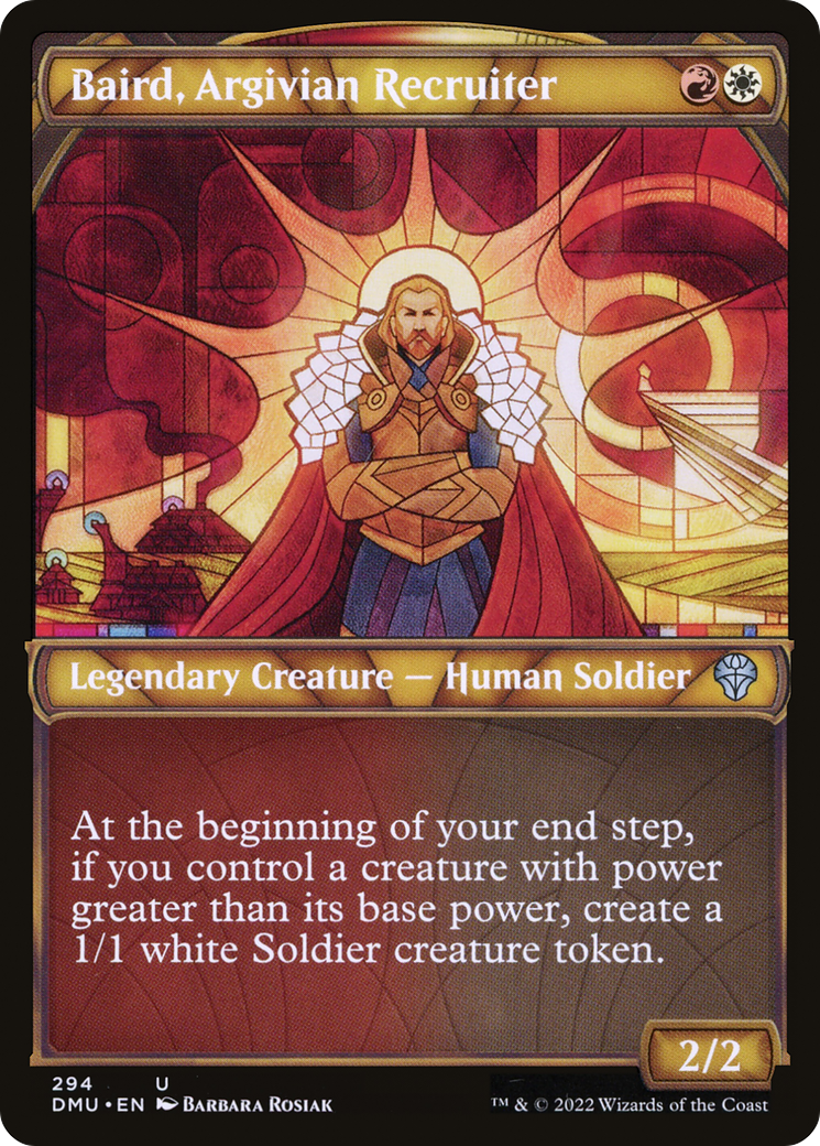 Baird, Argivian Recruiter (Showcase) (DMU-294) - Dominaria United: (Showcase) Foil