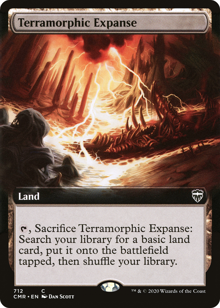 Terramorphic Expanse (CMR-712) - Commander Legends: (Extended Art)