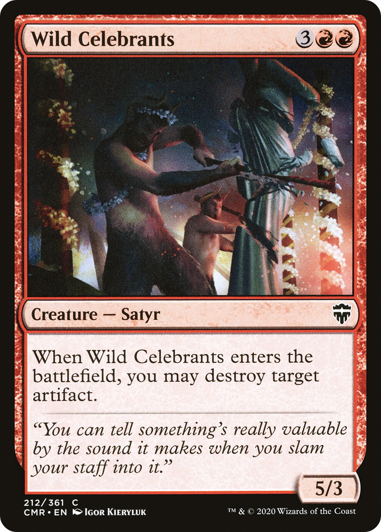 Wild Celebrants (CMR-212) - Commander Legends