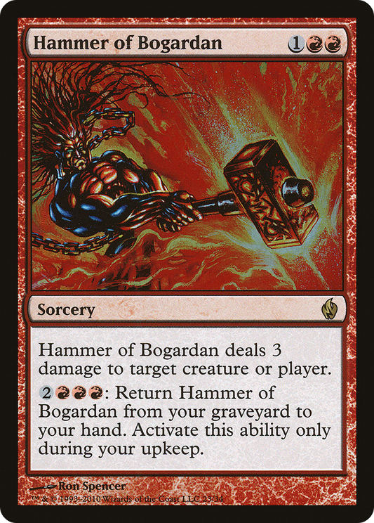 Hammer of Bogardan (PD2-023) - Premium Deck Series: Fire and Lightning Foil