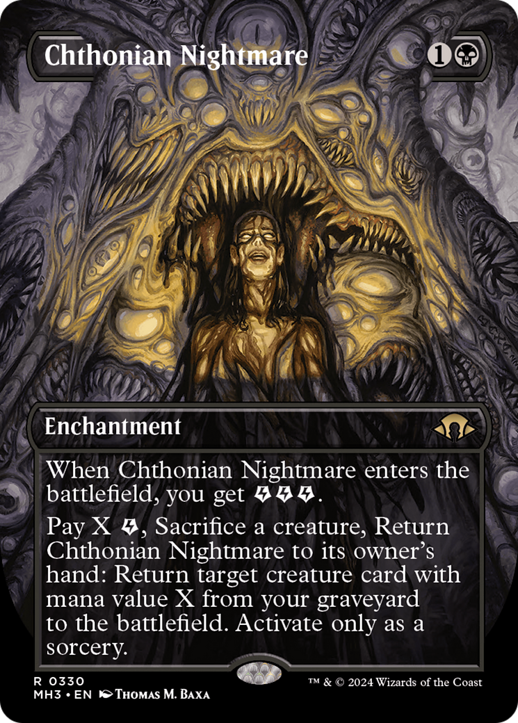 Chthonian Nightmare (MH3-330) - Modern Horizons 3 (Borderless)