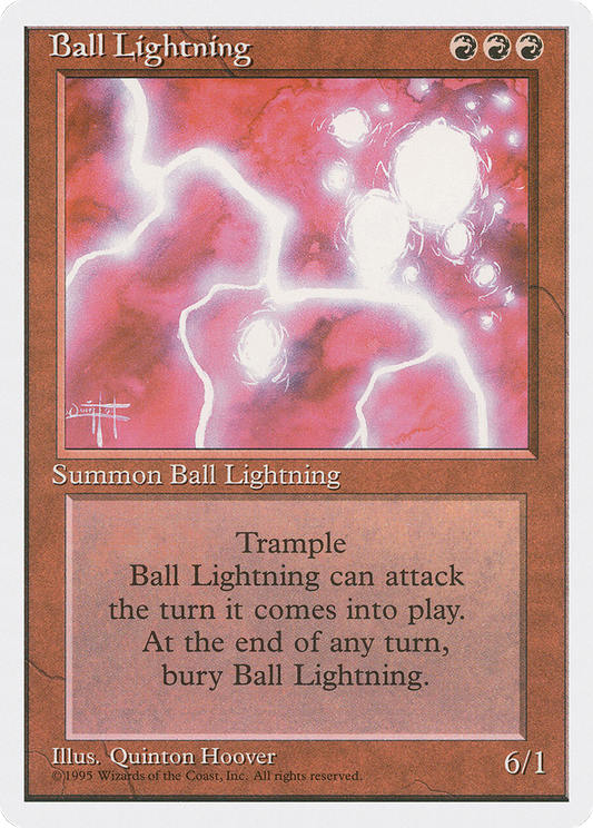 Ball Lightning (4ED-176) - Fourth Edition