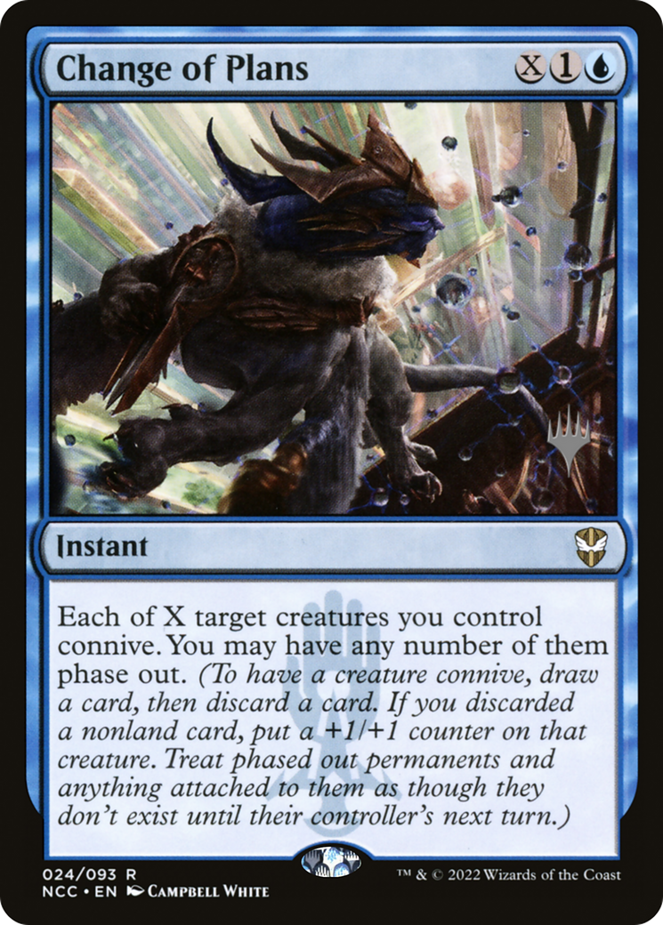 Change of Plans (PNCC-24P) - New Capenna Commander Promos Foil