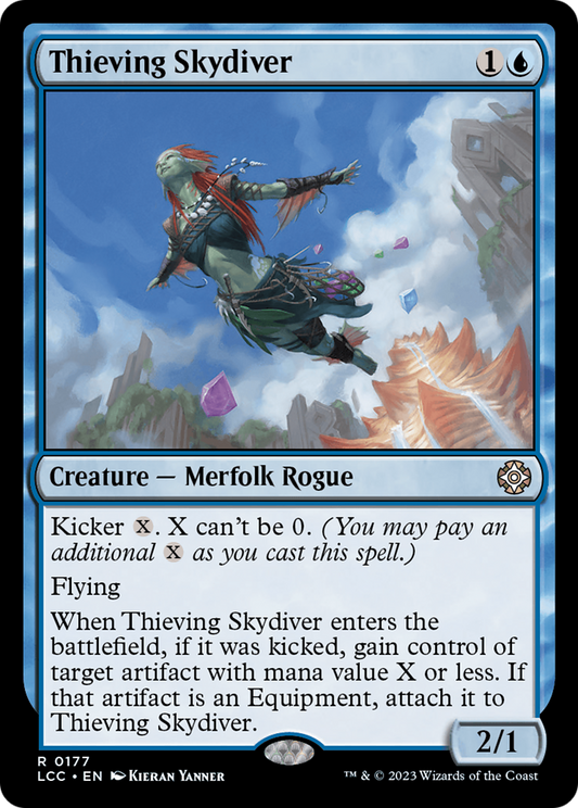 Thieving Skydiver (LCC-177) - The Lost Caverns of Ixalan Commander