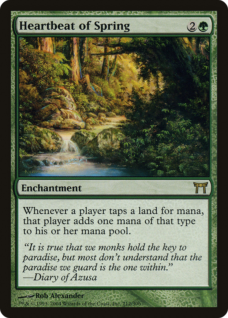 Heartbeat of Spring (CHK-212) - Champions of Kamigawa Foil